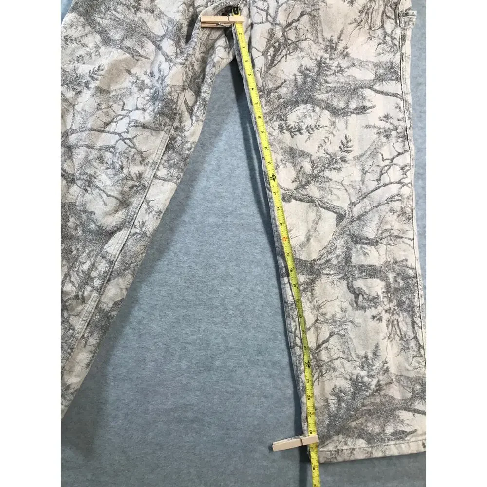 Zara Mens Light Cargo Camo Pants Size 32